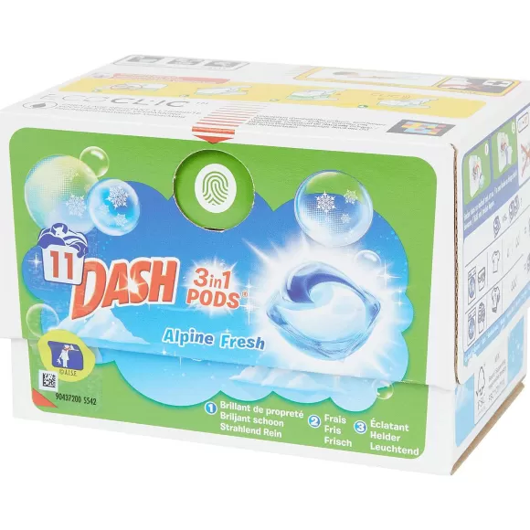 Dash Afwas- & Wasmiddelen> 3-In-1 Pods Alpine Fresh