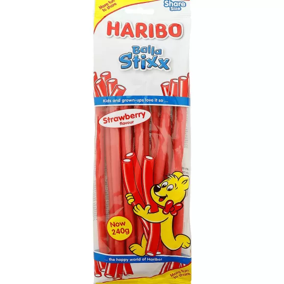 Haribo Drop & Snoep> Balla Stixx Aardbei