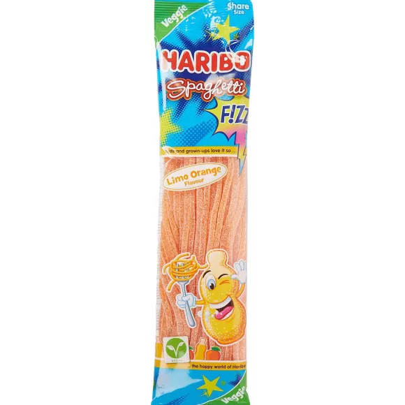 Haribo Drop & Snoep> Spaghetti Fizz Sinaasappellimonade