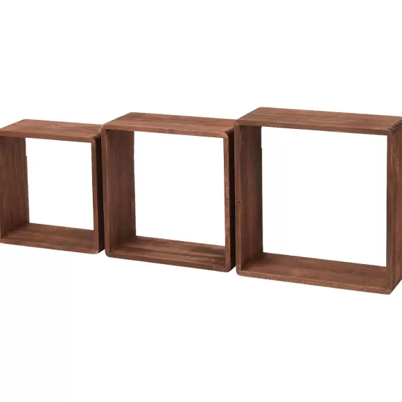 Merk Woonaccessoires>Home Accents Houten Wandboxen