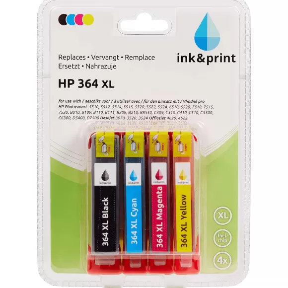 Office Essentials Bureau Accessoires>Ink & Print Inktcartridges Hp 364 Xl