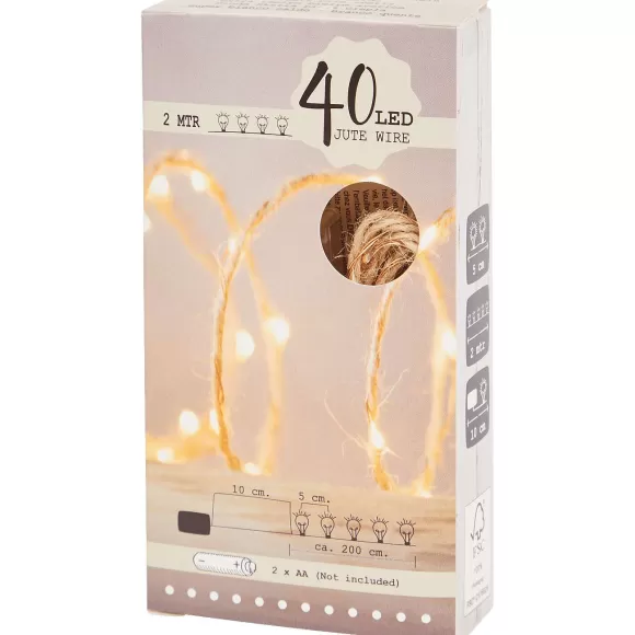 Merk Woonaccessoires>Jute Touw Met Ledverlichting