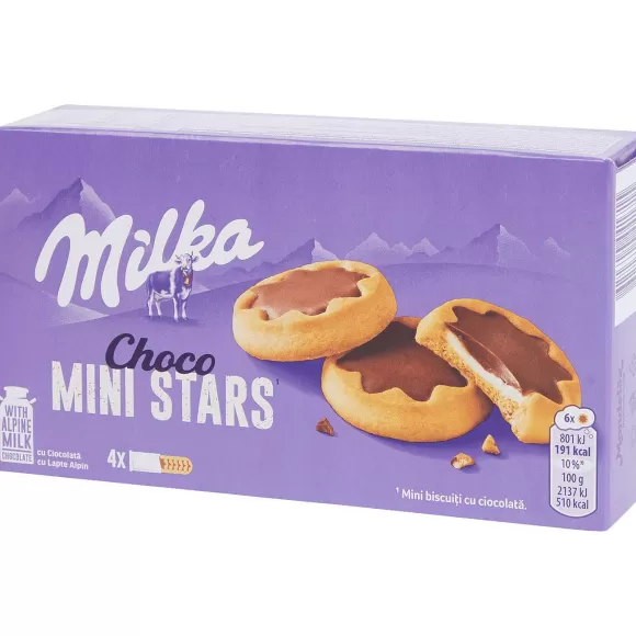 Milka Koek & Bakproducten> Choco Mini Stars