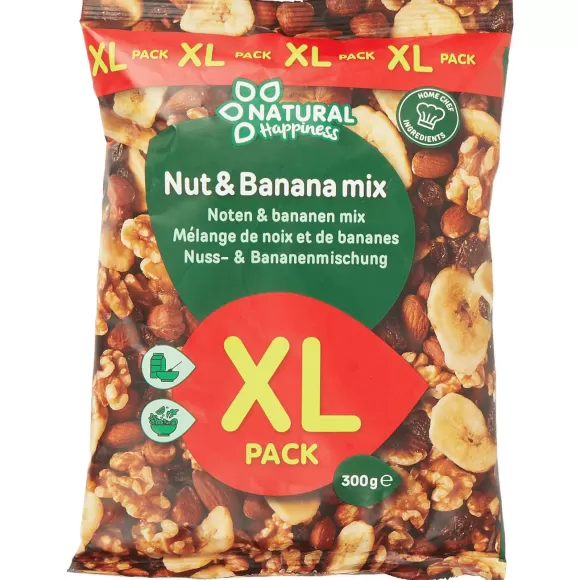 Bifi Noten & Snacks>Natural Happiness Noten & Bananen Mix