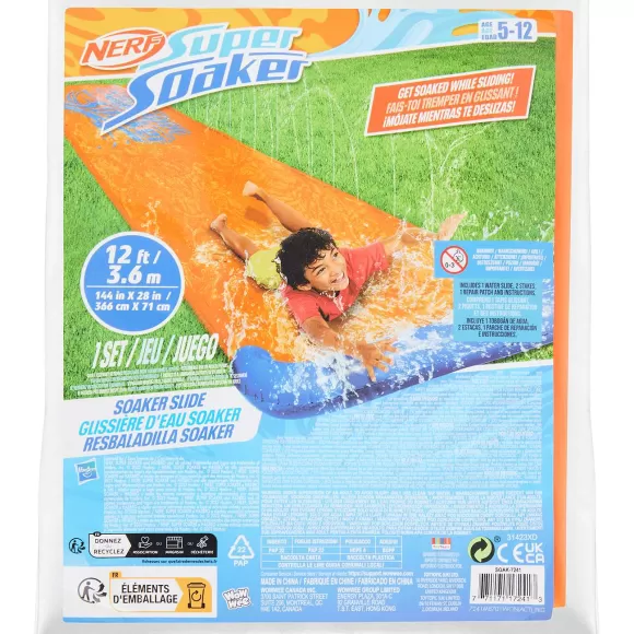 Nerf Buitenspeelgoed> Waterglijbaan Met Watersproeiers