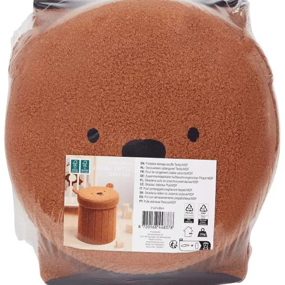 Merk Woonaccessoires>Opvouwbare Opbergpoef Teddy