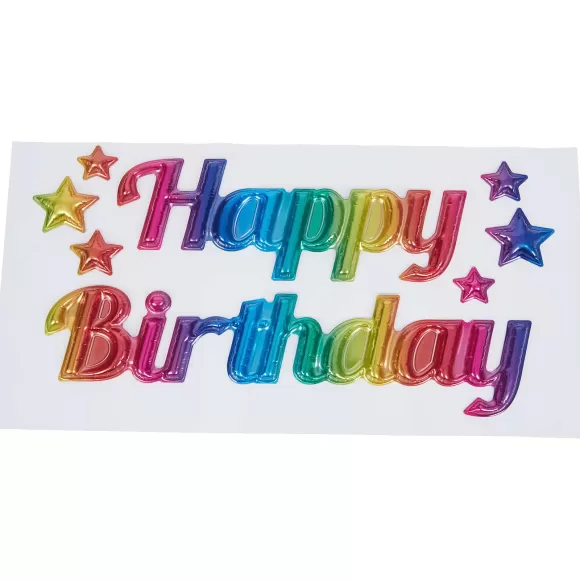 Disney Knutselen>Party Universe Happy Birthday Ballon-Raamsticker